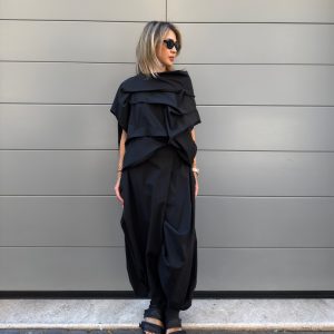 TROUSERSE MARIGOLD BLACK