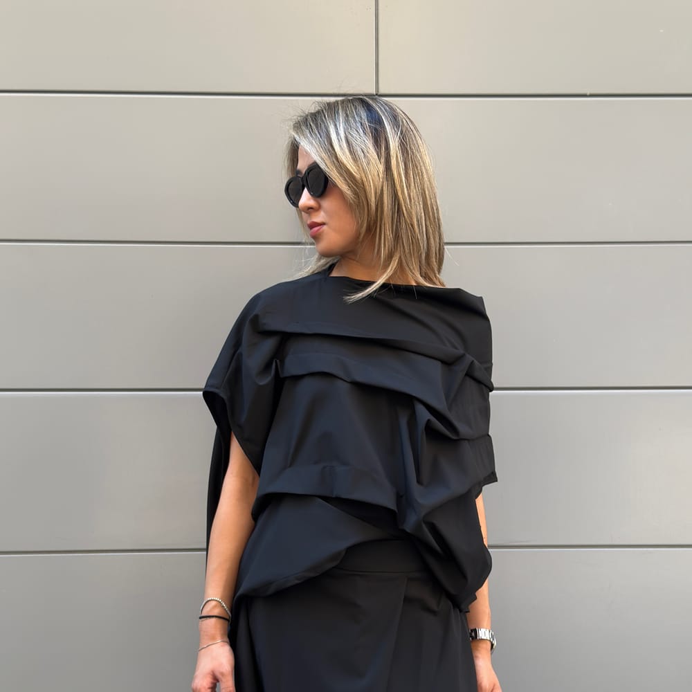 BLUSA NUVOLA BLACK - immagine 6