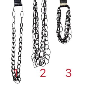 COLLANA ANELLI BLACK