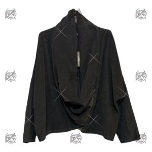 GIACCA ZIP VELLUTO GRIGIO