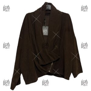 GIACCA ZIP VELLUTO COFFEE
