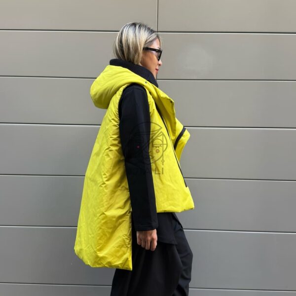GILET ECOPIUMINO MUNICH GIALLO VERDE ACIDO - immagine 2