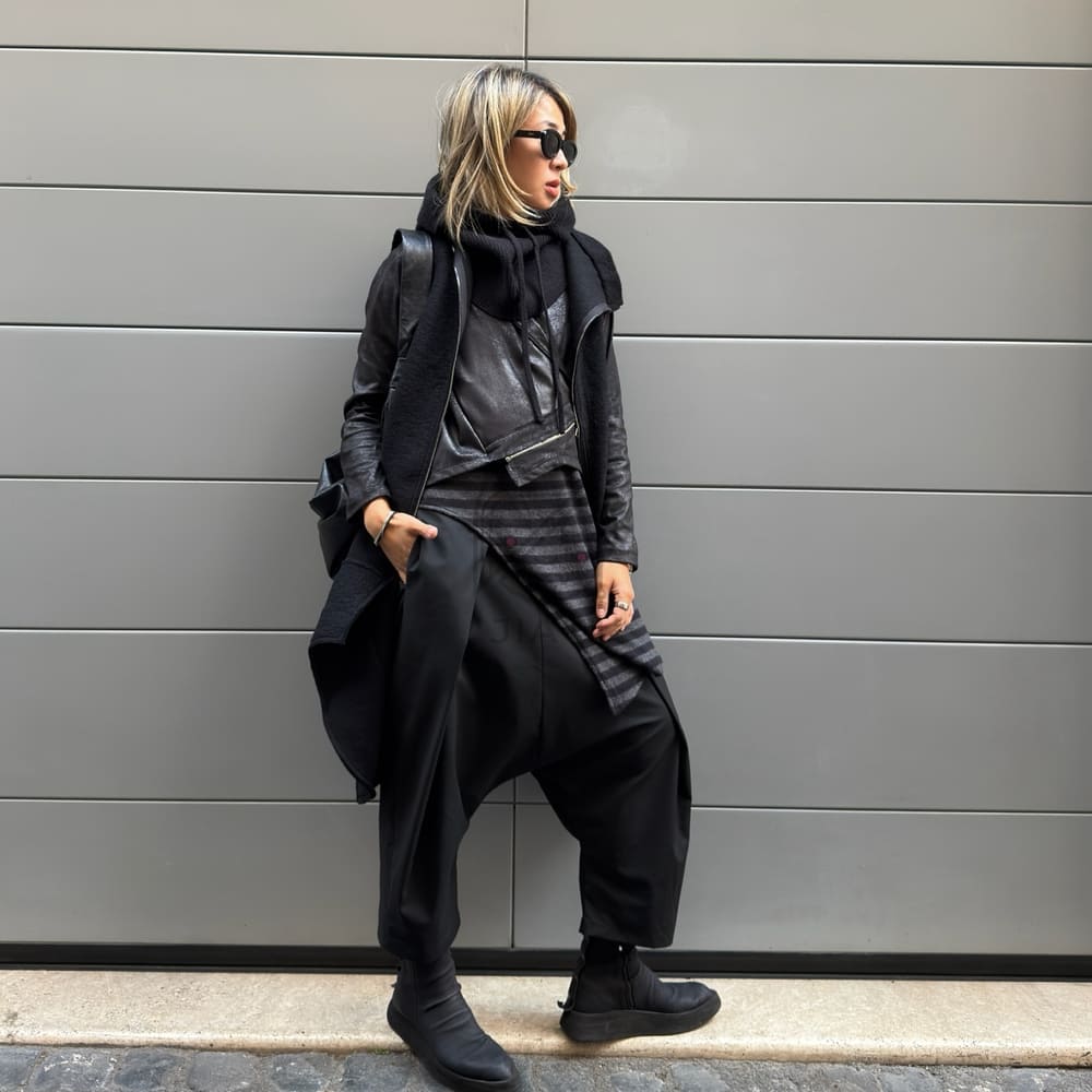 GILET TORONTO 70% WOOL BLACK - immagine 8