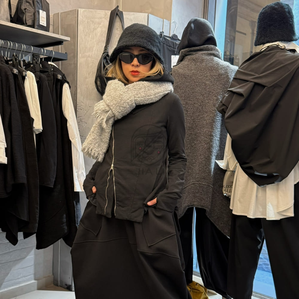 GIACCA FELPATA MOSCOW BLACK