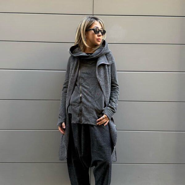 GILET TORONTO 70% WOOL GRIGIO