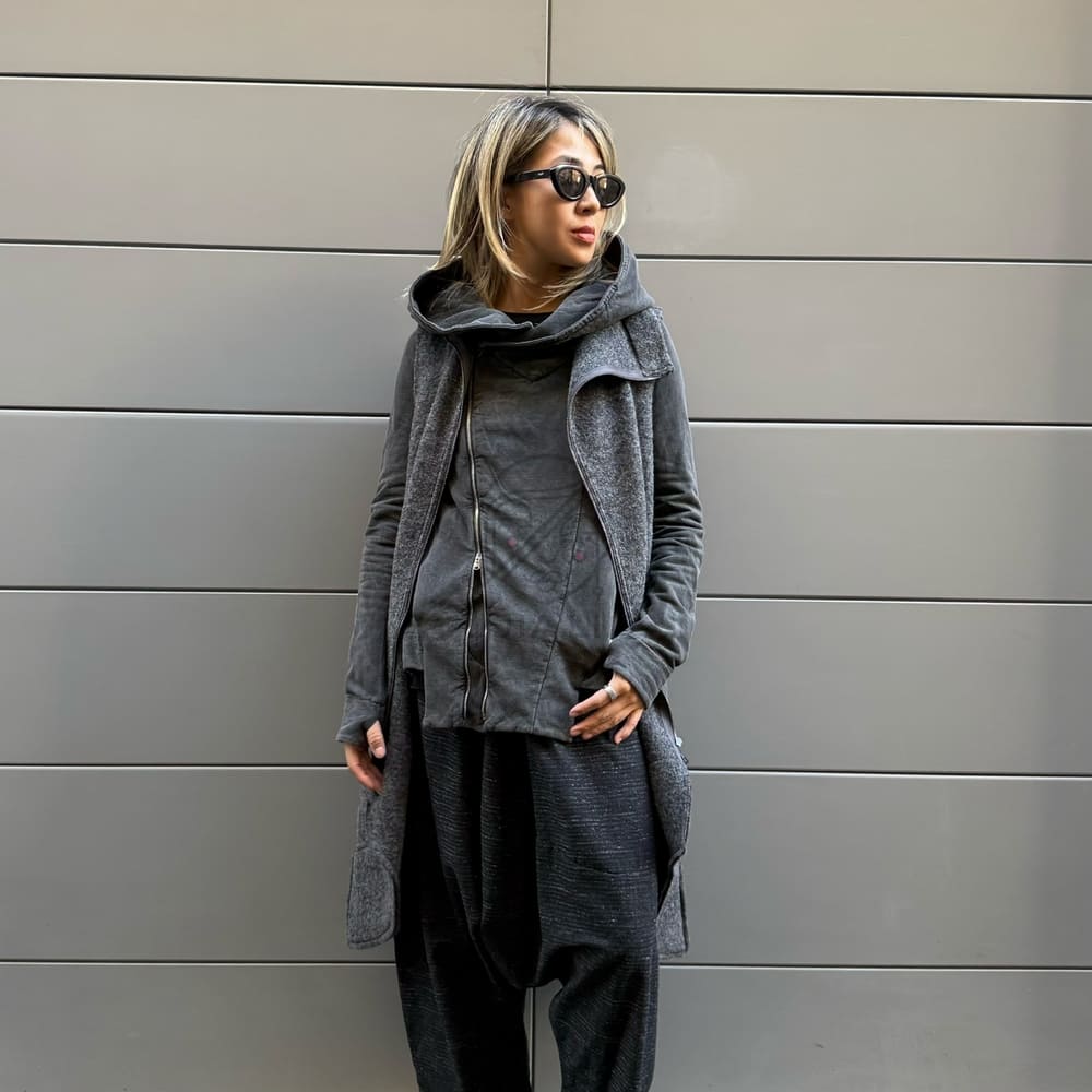 GILET TORONTO 70% WOOL GRIGIO
