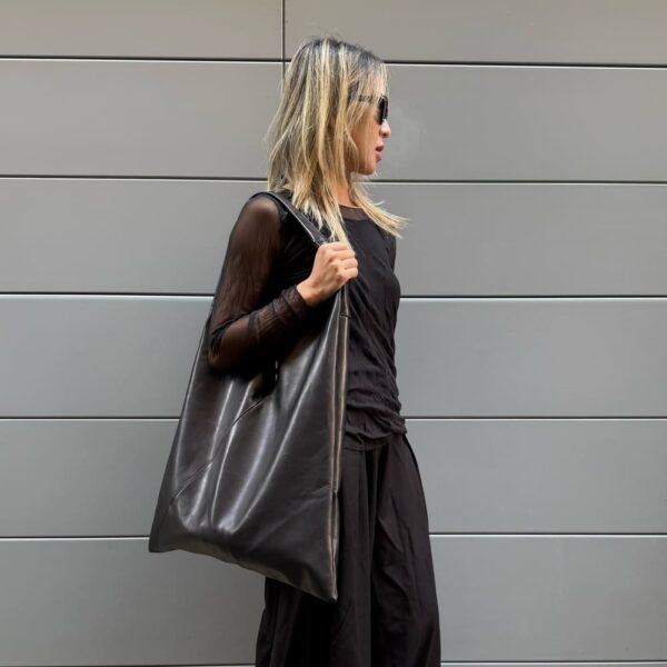 BAG NIKKO VERA PELLE BLACK