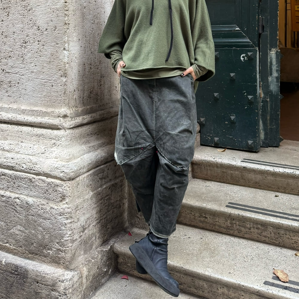 TROUSERS SHIBUYA MILITARE - immagine 3