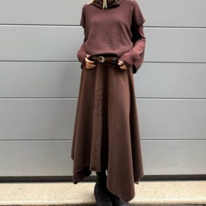 GONNA IN FLANELLA STOCCOLMA COFFEE