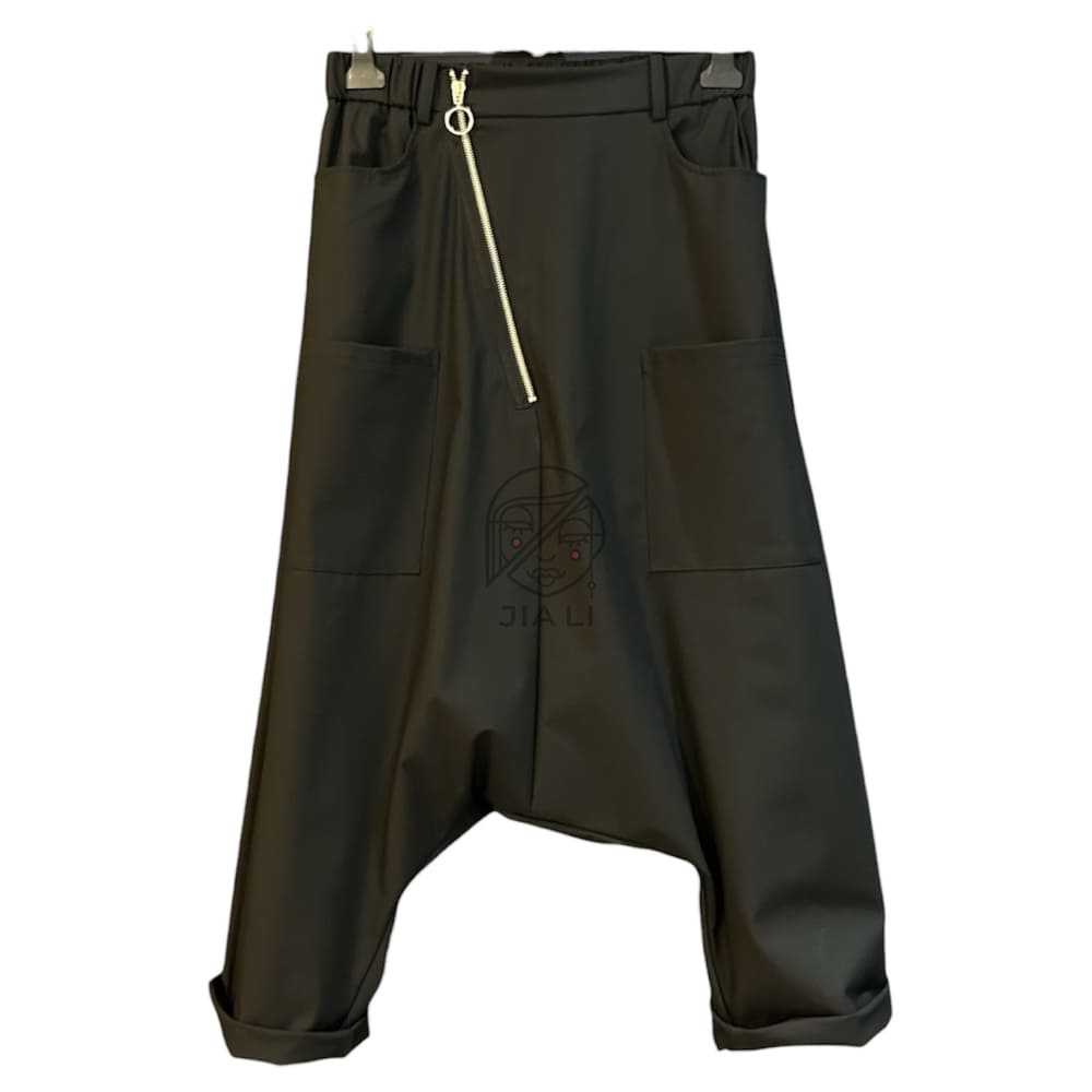 TROUSERS ZIP NERO - immagine 4