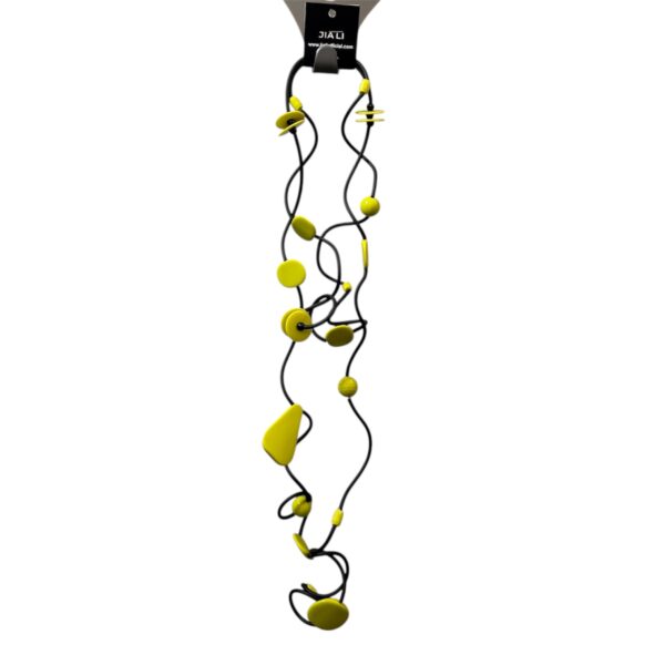 COLLANA CURL VERDE ACIDO