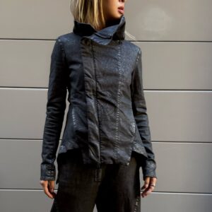 GIACCA ROTTERDAM NERO VINTAGE - L