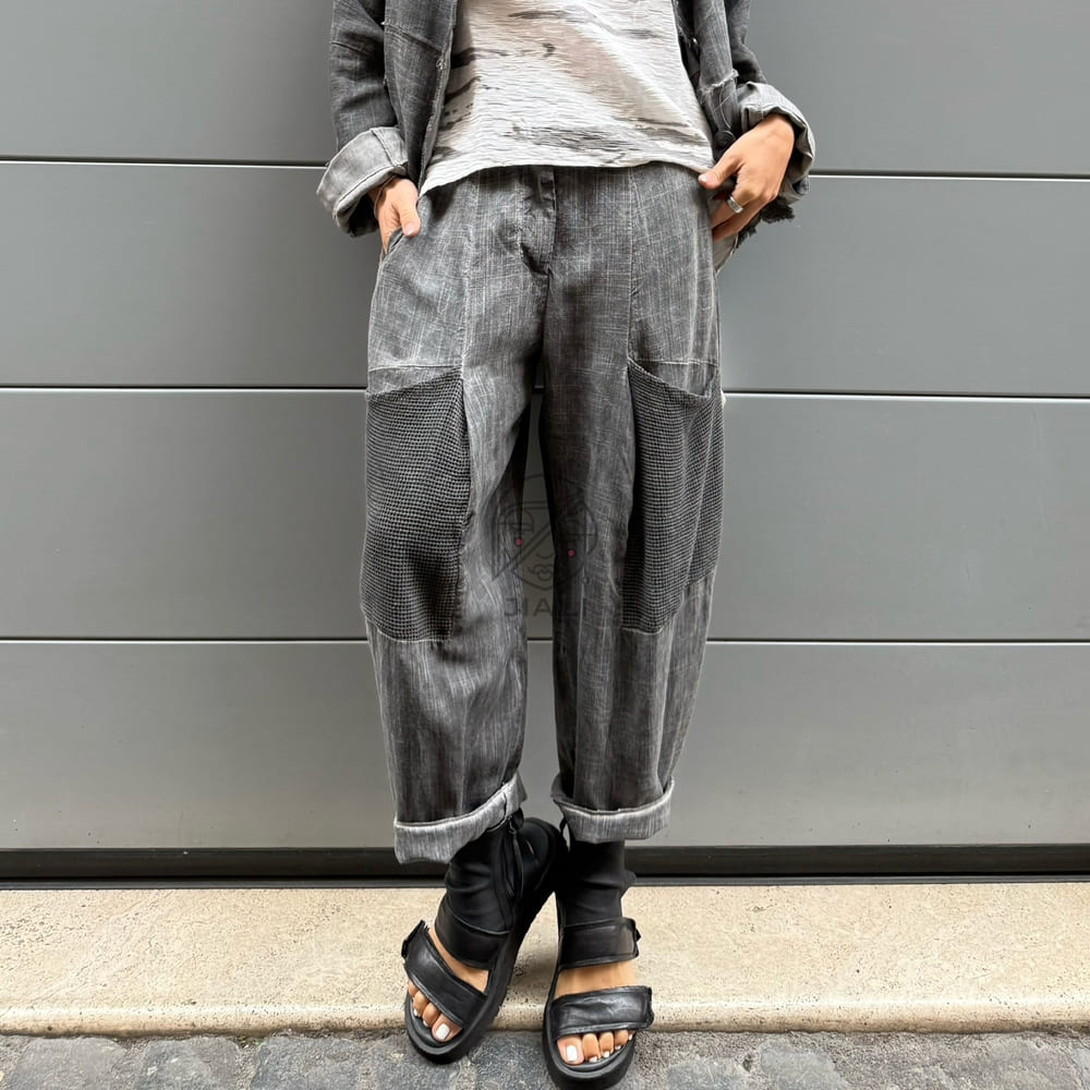 TROUSERS PALMA GRIGIO
