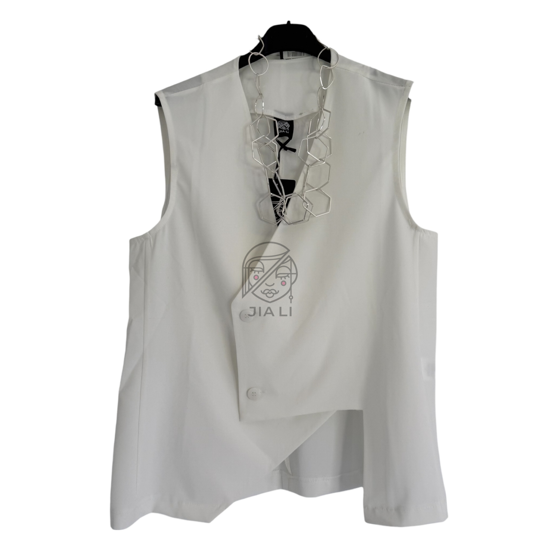 TOP ROMBO AMAN BIANCO - immagine 6
