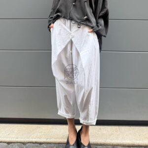 TROUSERS ROMBO PHOENIX BIANCO