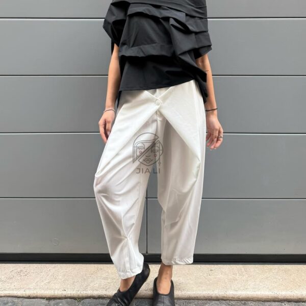 TROUSERS ROMBO AMAN BIANCO