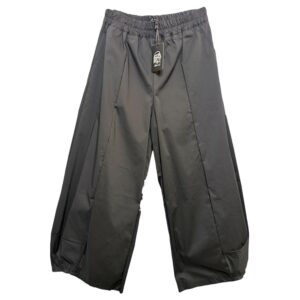 TROUSERS ANYA POPELINE DI COTONE NERO
