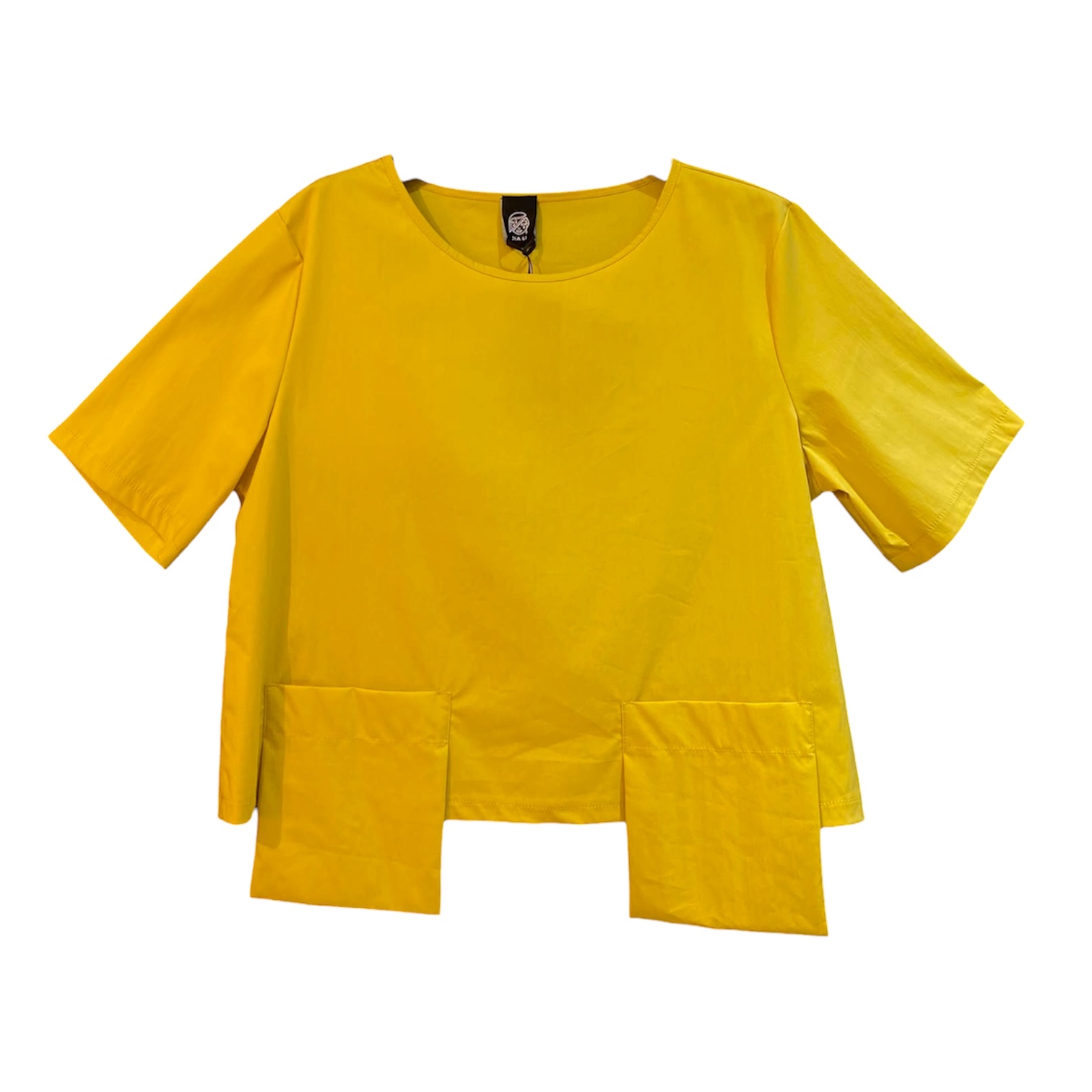 BLUSA POCKETS GIALLA