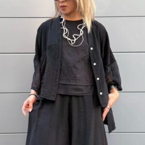 GIACCA BLUSA ZANZIBAR NERO
