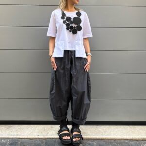 TROUSERS BARI COTONE ANTRACITE