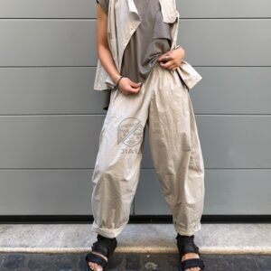 TROUSERS BARI COTONE BEIGE CHIARO