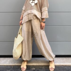 TROUSERS HANOI CHAMPAGNE