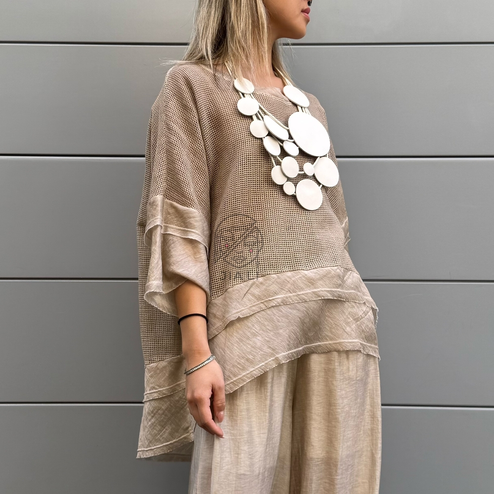 MAGLIA RETE HANOI CHAMPAGNE - immagine 6
