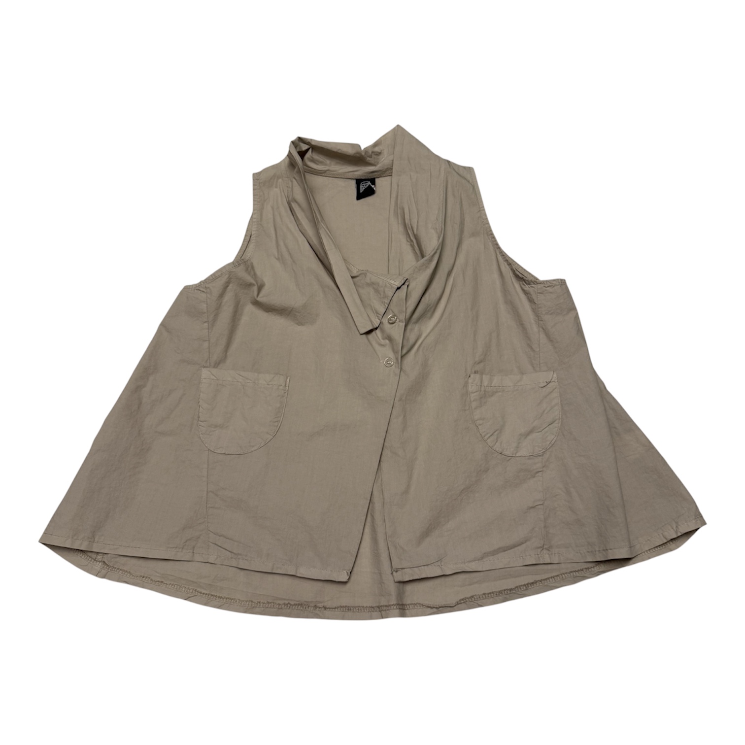 GILET BARI COTONE BEIGE CHIARO