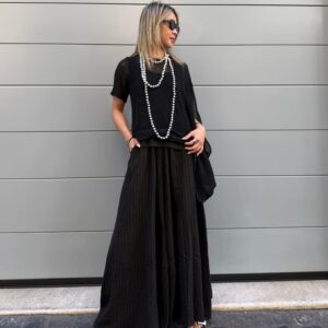 PALAZZO SAFARI LINO NERO