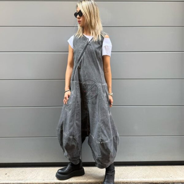 TUTA DRESS STRASBURGO GRIGIO TAGLIA PLUS