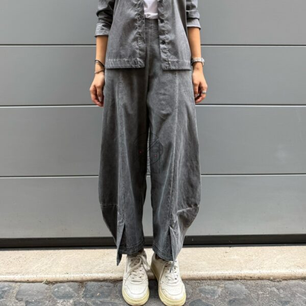 TROUSERS STRASBURGO GRIGIO TAGLIA PLUS