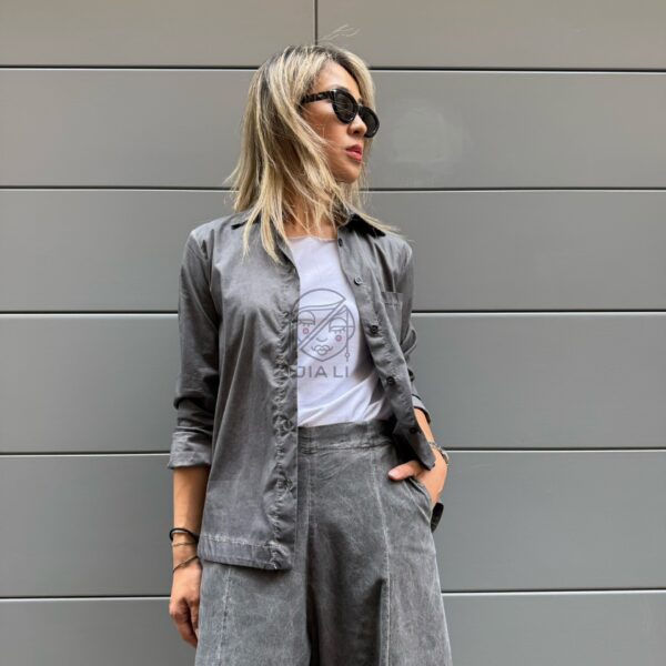 CAMICIA CANNES GRIGIO