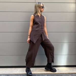 TROUSERS STRASBURGO MARRONE