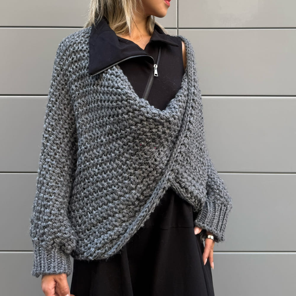 CARDIGAN CARAIBI GRIGIO 135 - immagine 3