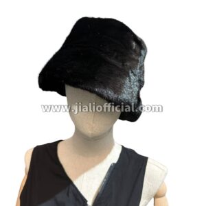 CAPPELLO ECOPELLICCIA NERO