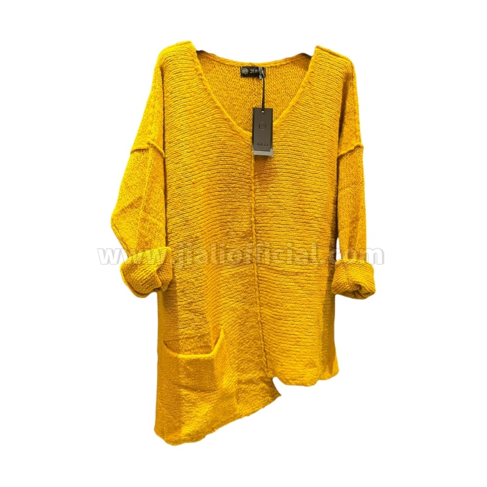 MAGLIONE BERLINO SENAPE