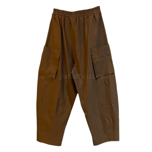 TROUSERS ZURIGO MARRONE TAGLIA COMODA