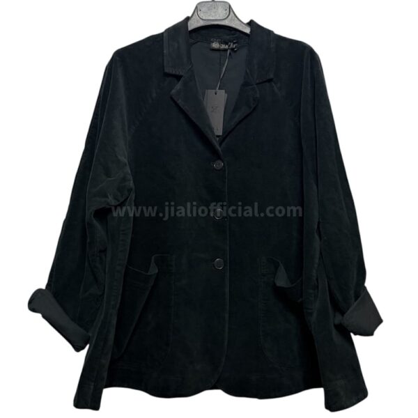 GIACCA VELLUTO BOLIVIA NERO 144