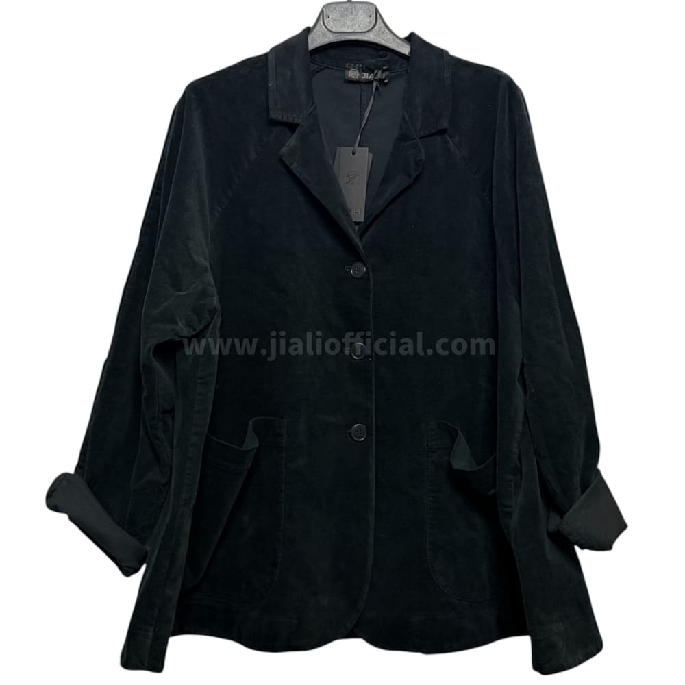 GIACCA VELLUTO BOLIVIA NERO 144