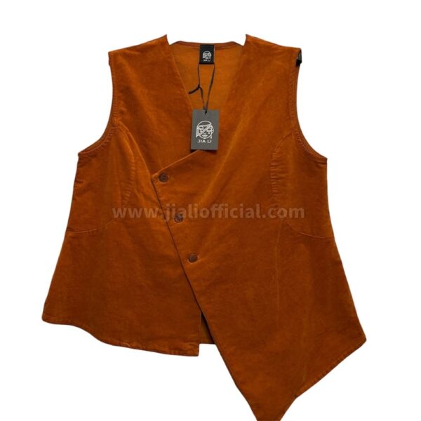 GILET VELLUTO BOLIVIA RUGGINE