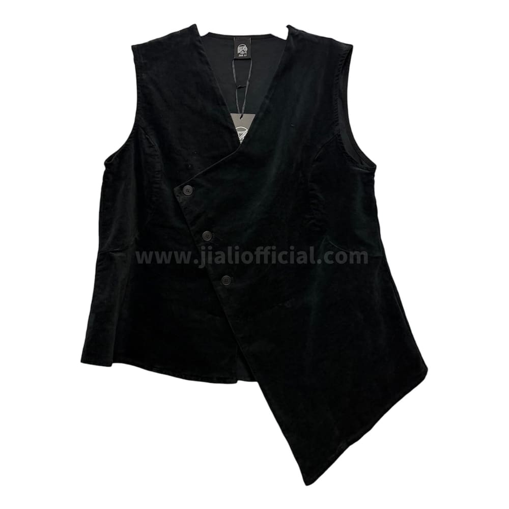 GILET VELLUTO BOLIVIA NERO 144