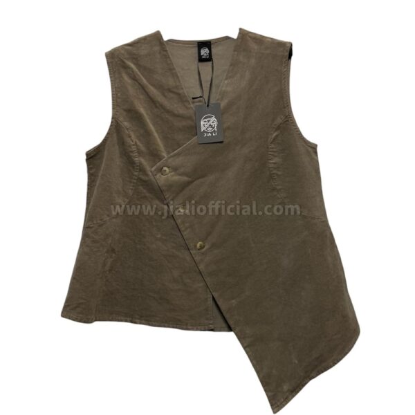 GILET VELLUTO BOLIVIA FANGO