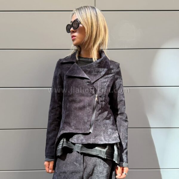 GIACCA CINIGLIA ALINA NERO