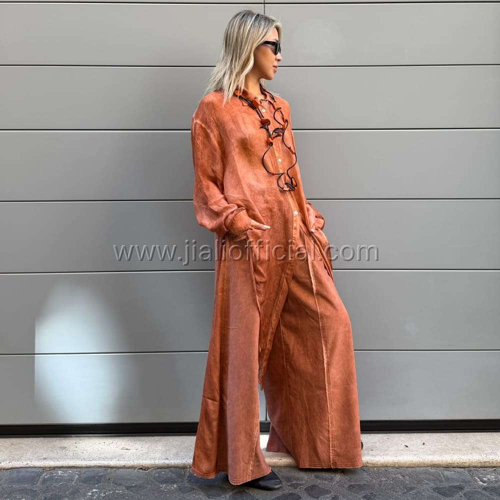 BLUSA KALAMATA RUGGINE 136 - immagine 4