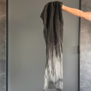 SCIARPA ZELDA SETA GRIGIO