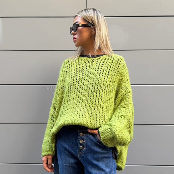 MAGLIONE PARIS VERDE MELA