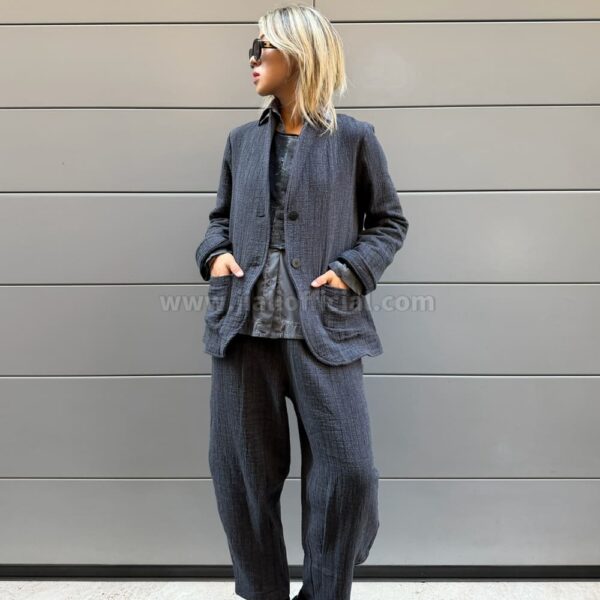 TROUSERS BAMBERGA GRIGIO