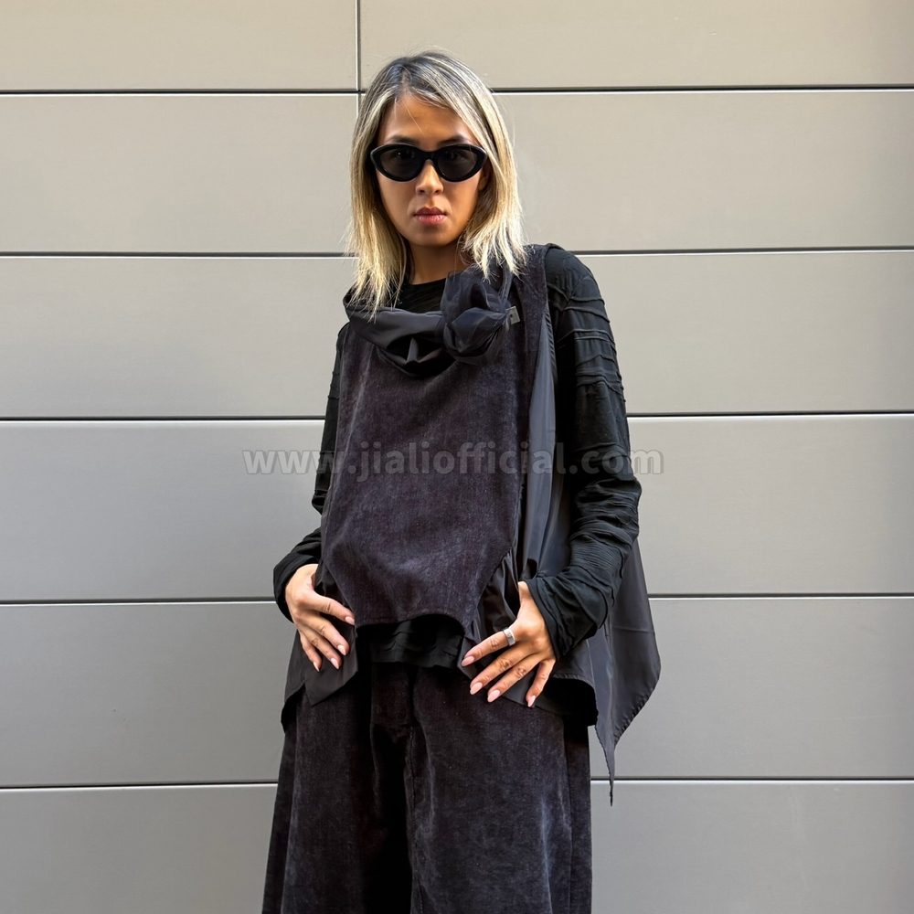 GILET CINIGLIA ROXIE NERO