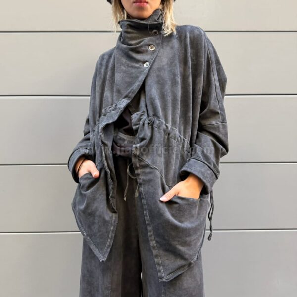 GIACCA FELPA INK GRIGIO