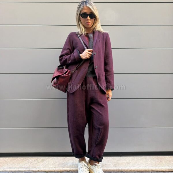 TROUSERS BAMBERGA VINO SCURO